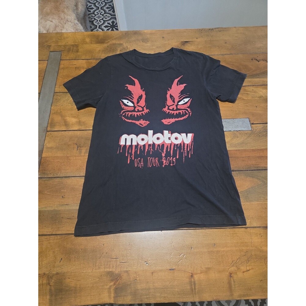 Molotov Band USA Tour 2019 T Shirt Black Large Concert Rock En Espanol